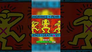 Ignorance Equals Fear: Keith Haring's Powerful AIDS Message #shorts