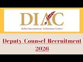 Delhi International Arbitration Centre 2026 || Application Process Eligibility👇|| Deputy Counsel