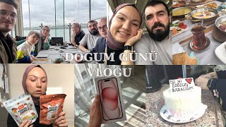 EŞİMİN DOĞUM GÜNÜ❤️AİLECE KAHVALTI | 2500 TLLİK MARKET ALIŞVERİŞİ 🛒EŞİMİN SÜRPRİZİ YENİ TELEFONUM 🥹📱