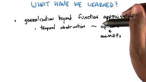 What Have We Learned? - 1