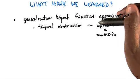 What Have We Learned? - 1