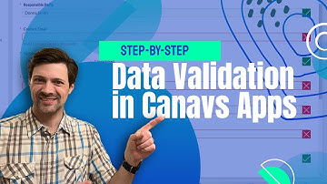 Step-by-step Data Validation for Power Apps Canvas Apps