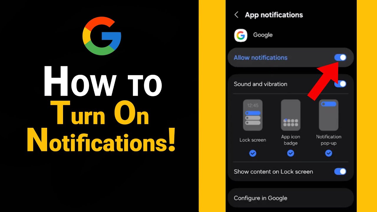 How to Turn On Notifications on Google [NEW] - YouTube