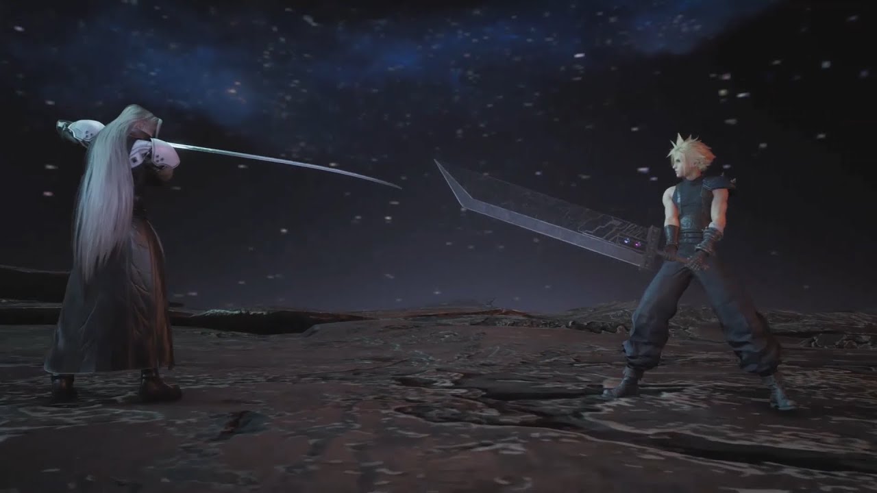 Cloud Vs Sephiroth At The Edge Of Creation Final Fantasy 7 Remake