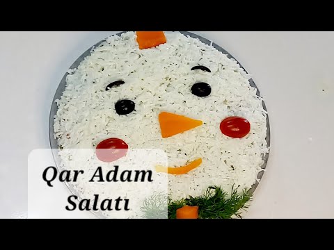 Yeni il süfrənizi Qar Adam salatı ile bəzəyin ☃️