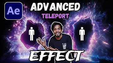 Teleport Vfx Tutorial On After Effects For Free.