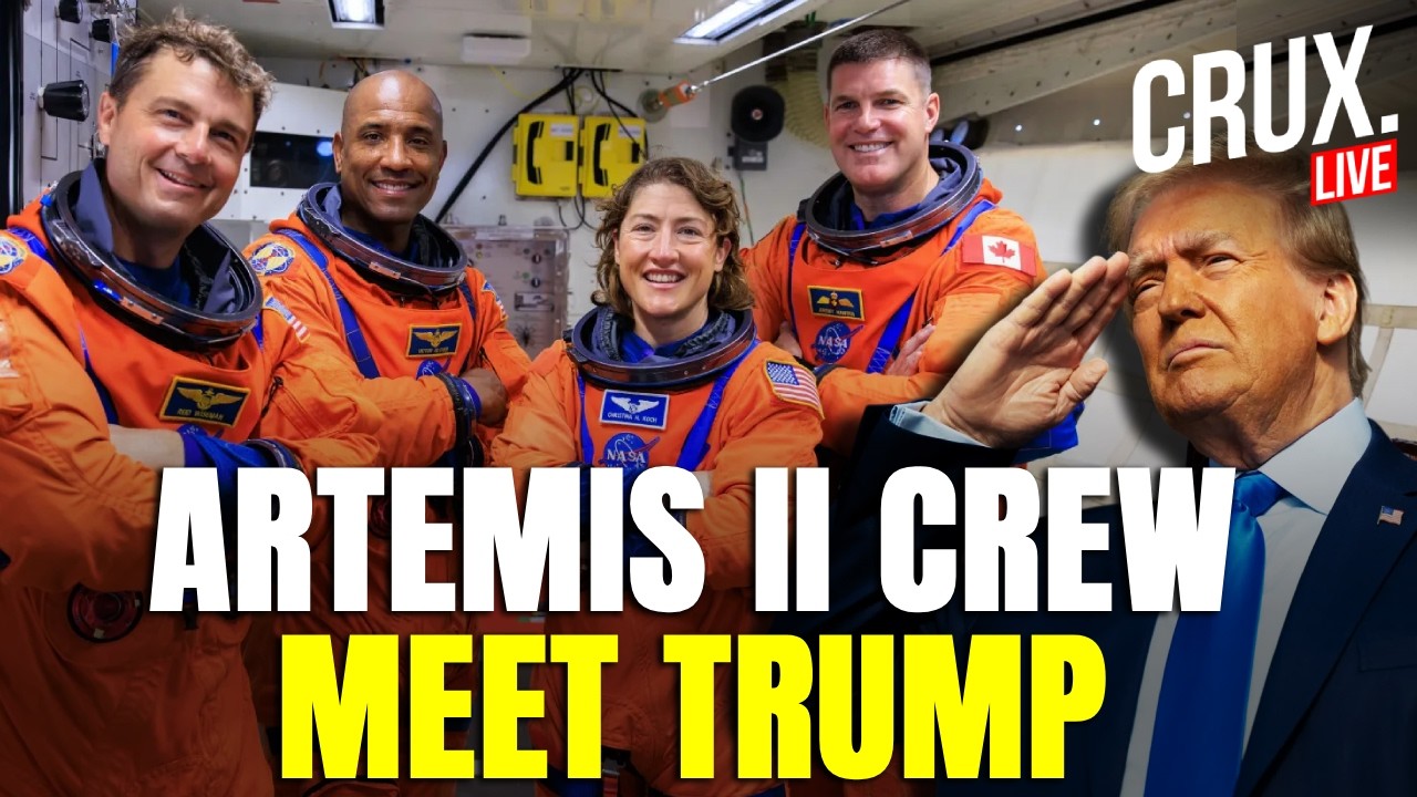 LIVE | NASA Artemis II Astronauts Meet Donald Trump After Historic Moon ...