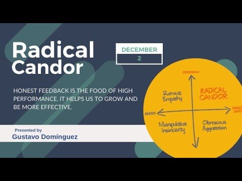 The Radical Candor framework por Gustavo Dominguez 
