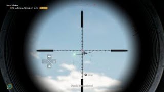 Far Cry® 5 PS4 PRO - Sniper shot on enemy plane pilot! -