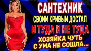 ХОЗЯЙКА ЗАЛЕЗЛА КУПАТЬСЯ ПОКА САНТЕХНИК ЧИНИЛ СТИРАЛКУ. Интересные истории из жизни. Рассказы