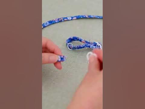 How to sew adjustable swimwear straps 