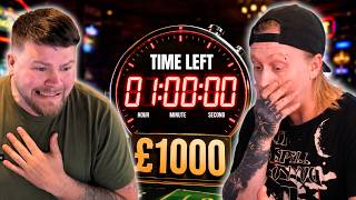 £1000.. 1 HOUR.. CASINO.. What Happens? 😳