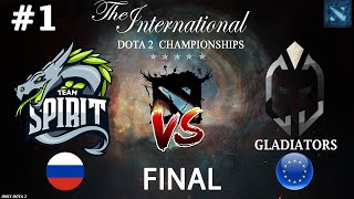 :    ! | Spirit vs Gladiators #1 (BO5) GRAND FINAL | The International 2023