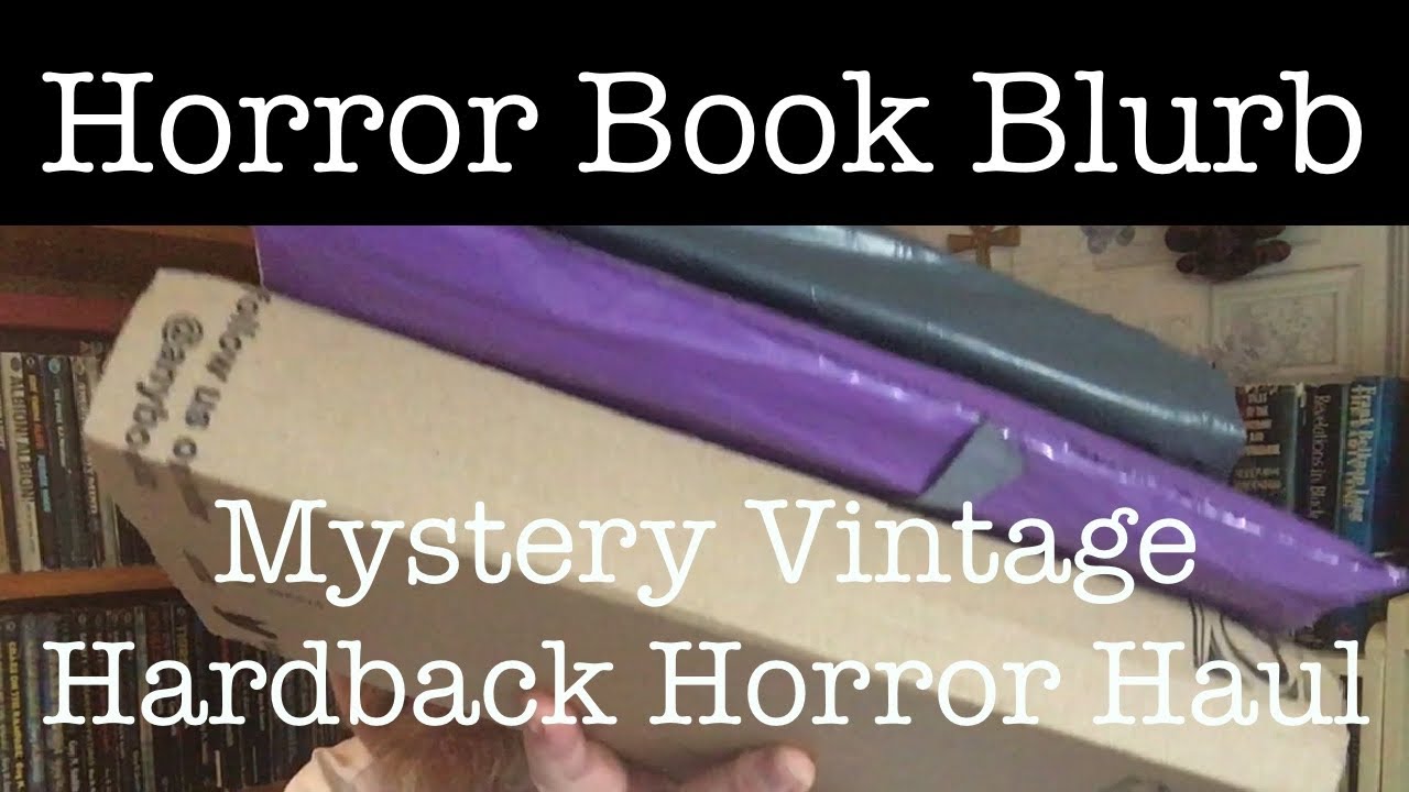 Mystery Vintage Hardback Horror Haul - Horror Book Blurb