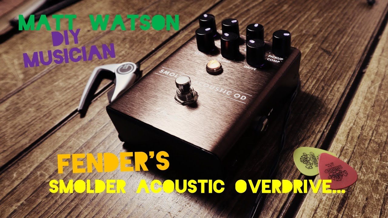 Overdrive for acoustic?! Taking a look at Fender's SMOLDER Acoustic Overdrive.