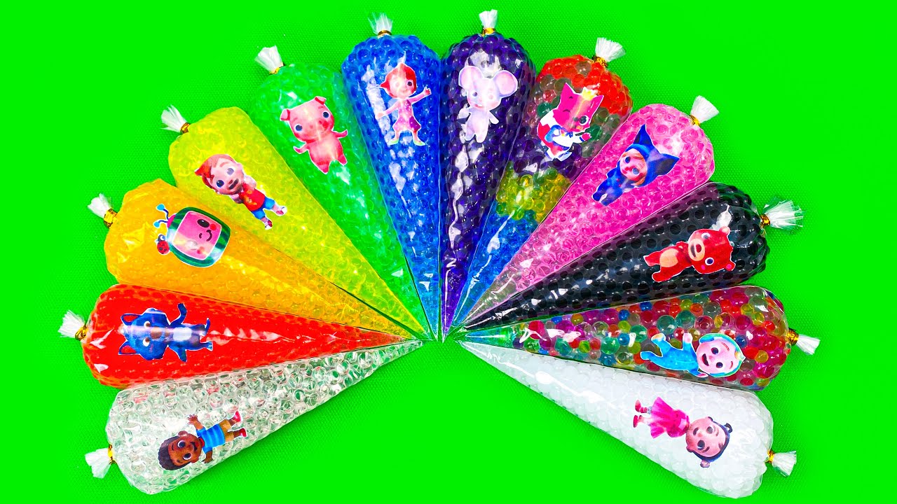 Cocomelon Slime 🌈 Finding Hidden Slime Piping Bags with JJ & Pinkfong! Satisfying ASMR