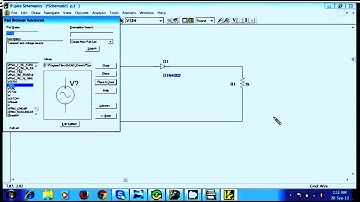Half Wave Rectifier Design in PSpice Schematics