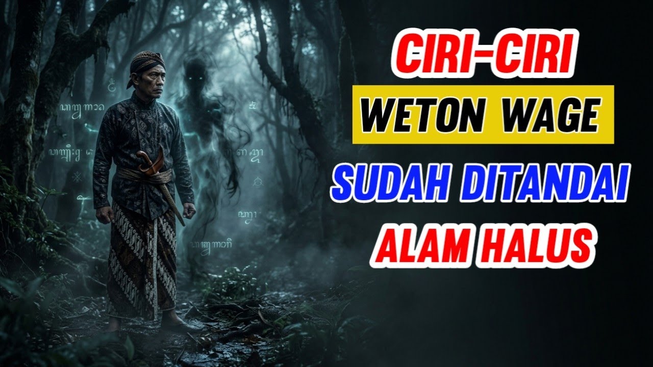 PRIMBON TERLARANG! Ciri-Ciri Weton WAGE yang Sudah Ditandai Alam Halus - MAKNA WETON