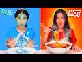 شفا و تحدي حار ضد بارد Hot Vs Cold Challenge 