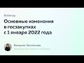 Вебинар «Основные изменения в госзакупках с 1 января 2022 года» | Финакс x BiTender