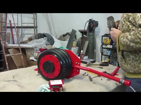 Пневматический подъемник домкрат Kraft&Dele KD470 (3,5 т, Польша), видео 1