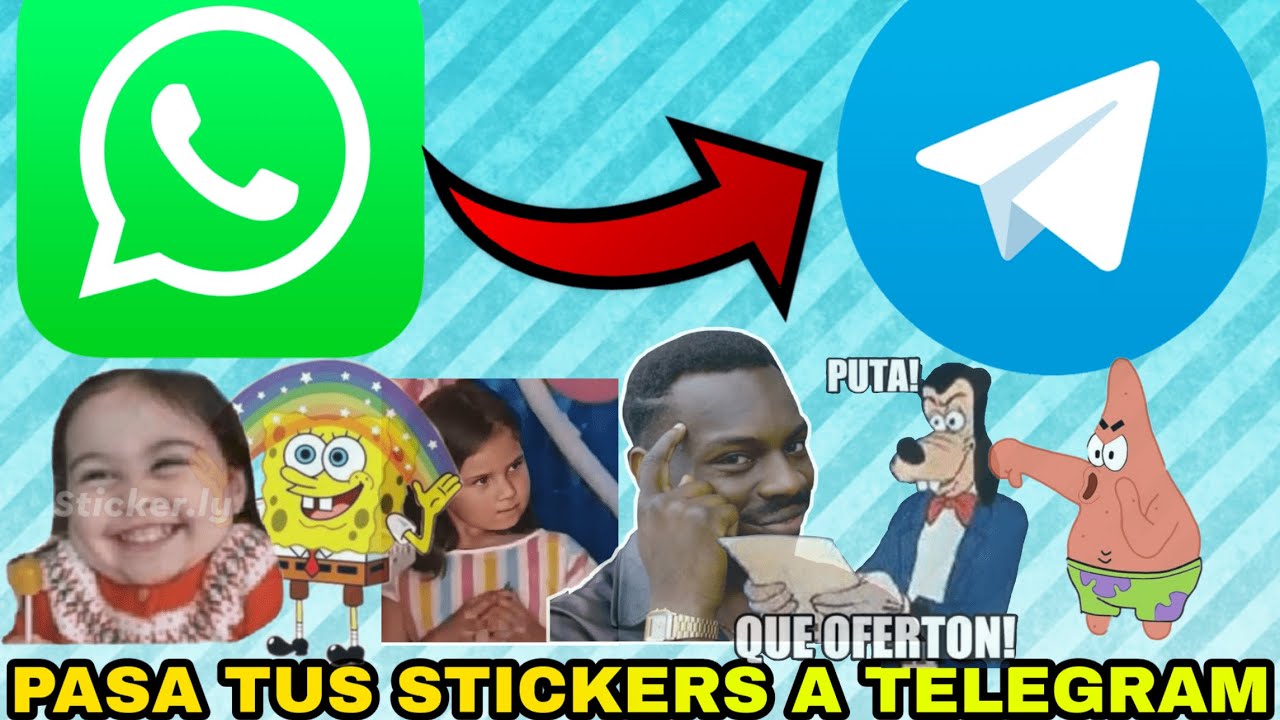 Cómo pasar STICKERS de WHATSAPP a TELEGRAM (MUY RÁPIDO Y FÁCIL) [Sin