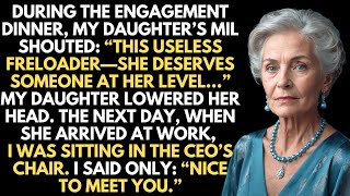 At the Engagement, My Daughter’s MIL Yelled, ‘This Useless Freeloader Is Worthless!’ What I Did Next