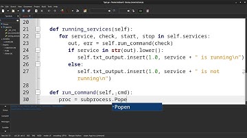 GUI To Execute Command Line Service Or Code Using Python