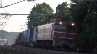 1072レ 327M スライド 細呂木-芦原温泉　EF81-735
