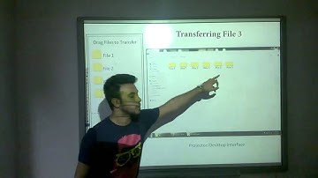 Transfer Files from PC to Mobile using Hand Gesture - Video Prototype