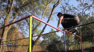 peanut butter bar time
just some quick clips of some bar work we have been working on. Some one tell me if anything in here is an original move (a move that hasnt been done before)? peanut butter bar time