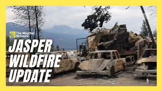 Firefighters Work To Protect Jasper From Any Further Wildfire Damage