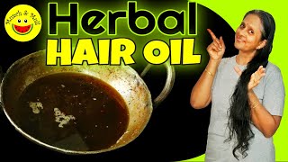 Homemade Herbal Hair Oil for Hair Growth | Best Herbal Hair Oil for Hair Growth