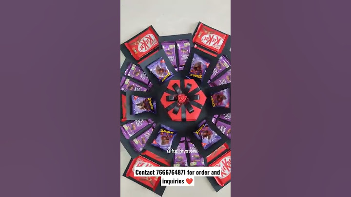 Kitkat and dairy milk Chocolate box explosion box 🎁❤️🍫. #shorts#chocolateexplosionbox#gifts