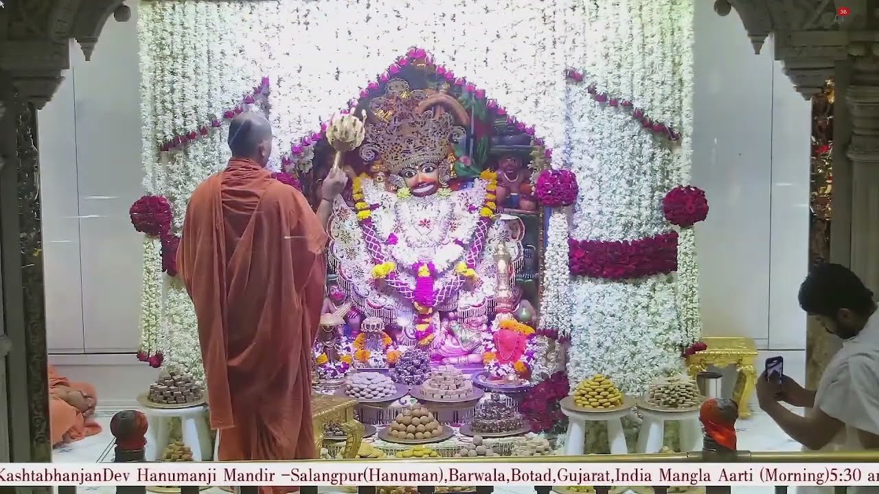 Shangar Aarti Darshan Salangpur Date 15 04 2025