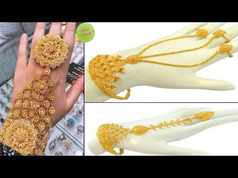 Latest 22k Gold Bridal Panja Bracelets designs ideas|| Gold Bracelet ...