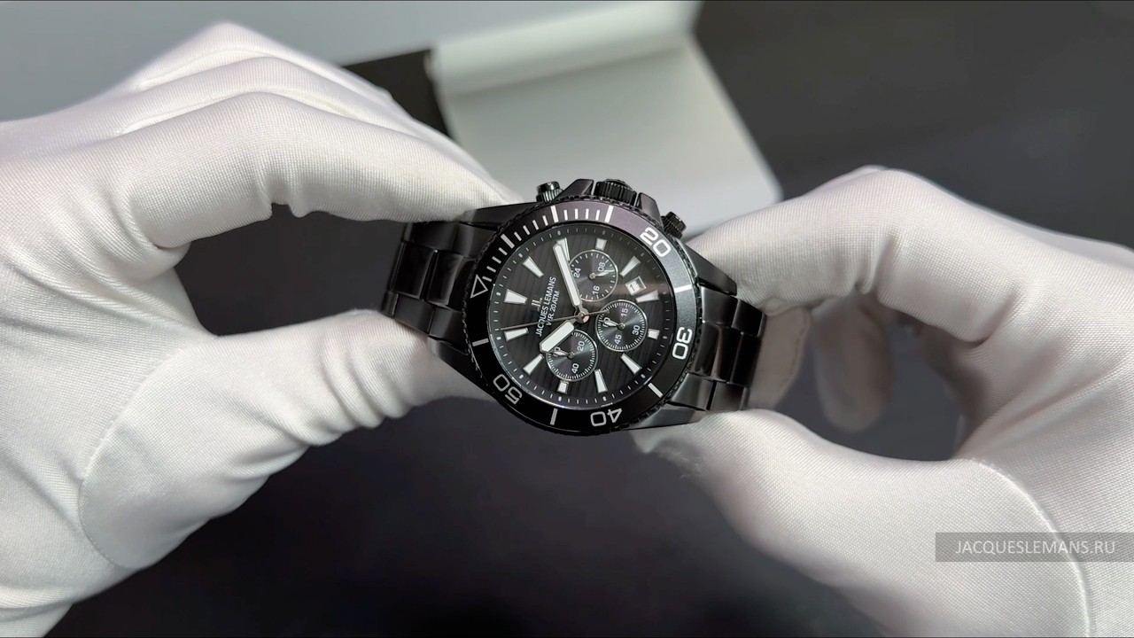 Jacques Lemans 1-2206N watch - YouTube