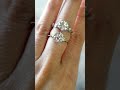 Charles  colvard forever one hearts and arrows round def moissanite and old european cut moissanite