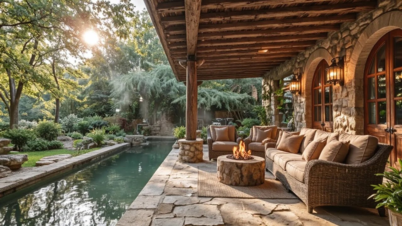 Forest Villa Café | Calm Jazz Melodies & Peaceful Ambience for Stress Relief