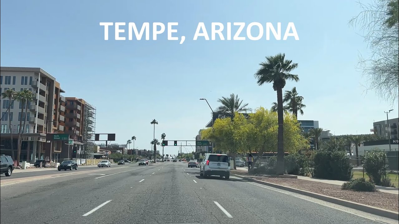 Driving around Tempe, Arizona