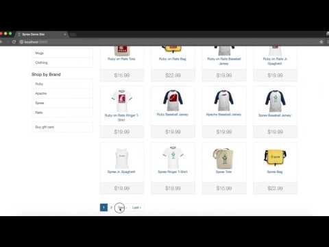 Spree Commerce Gift Card extension Demo - video from VinSol