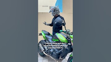 How to carry an extra helmet on your motorcycle if you don’t have a bag
