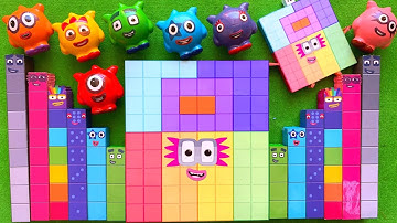 Looking for Numberblocks NEW 72 150 Puzzle Tetris Shape ASMR chirping of birds