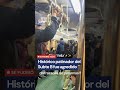 ¡Se pudrió todo! Agredió a un patinador en el Subte B y los pasajeros NO SE LA DEJARON PASAR