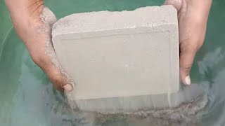 ASMR very soft sand white Ness mitti full Dusty paste play dipping crumble in 💦🌊 screenshot 2