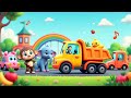 Animated Kids Poem | Colors, Trucks, Fruits &amp; Good Habits | No Music Rhymes