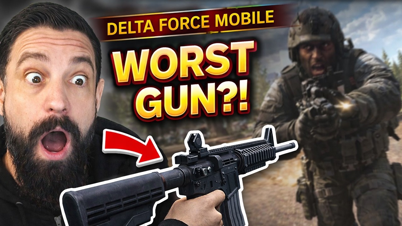 I Tried Winning With The WORST Gun Challenge in Delta Force Mobile