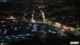 Ramsgate night view from sky #uk #ramsgate #kent #drone #dji #droneview #night #sky #skyview