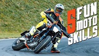 5 MOTORCYCLE SKILLS THAT MAKE A LOT OF FUN | RokON VLOG #105