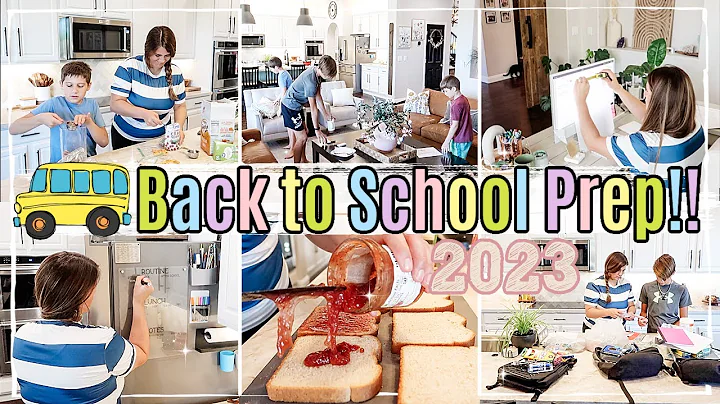 🚌 2023 BACK TO SCHOOL PREP ::  MOM HACKS, CLEAN with Me + BACK TO SCHOOL ORGANIZATION